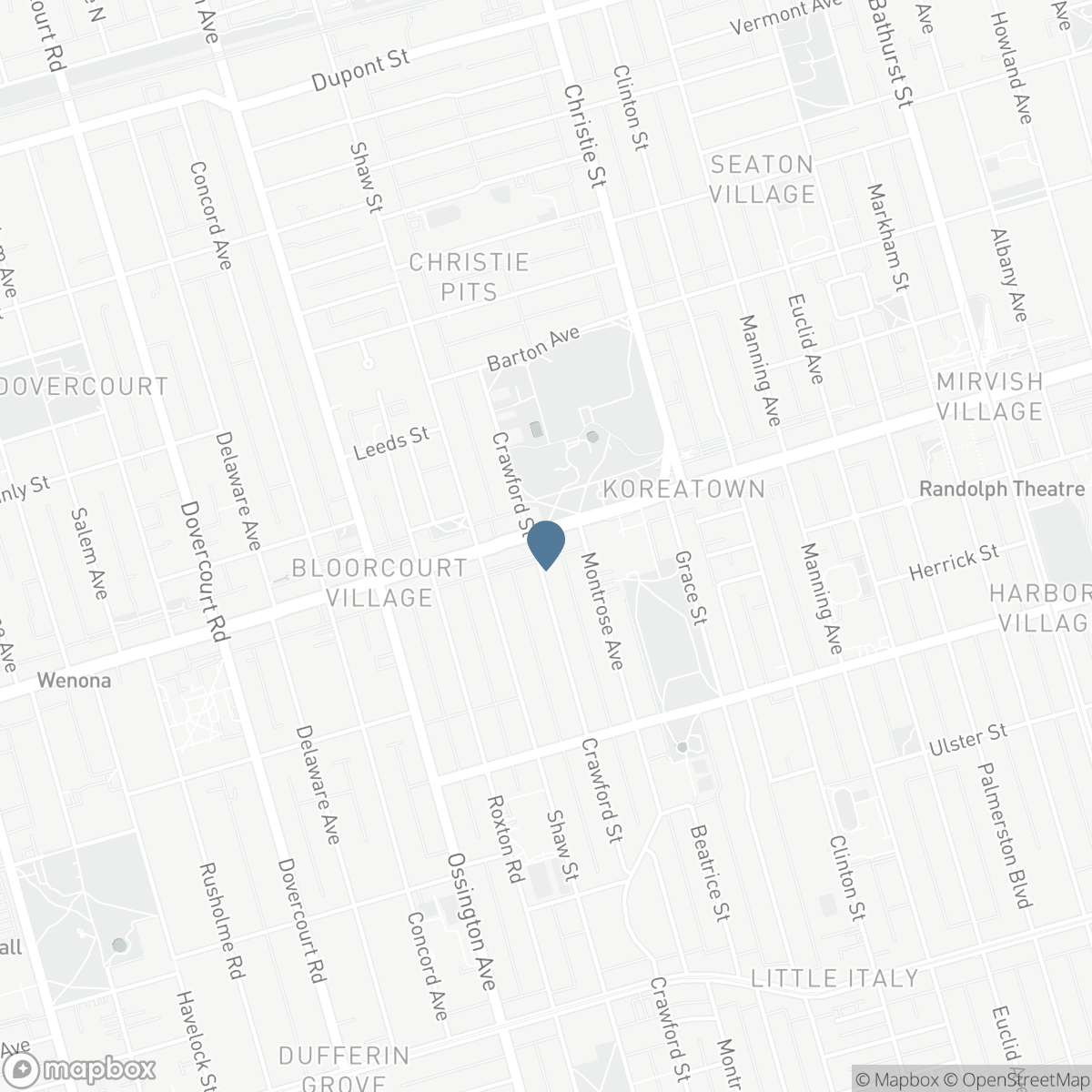 811 BLOOR STREET W, Toronto, Ontario M6G 1L8